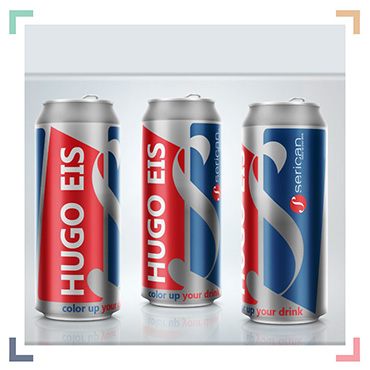 طراحی لیبل بطری نوشیدنی آمیخته به اعتماد!