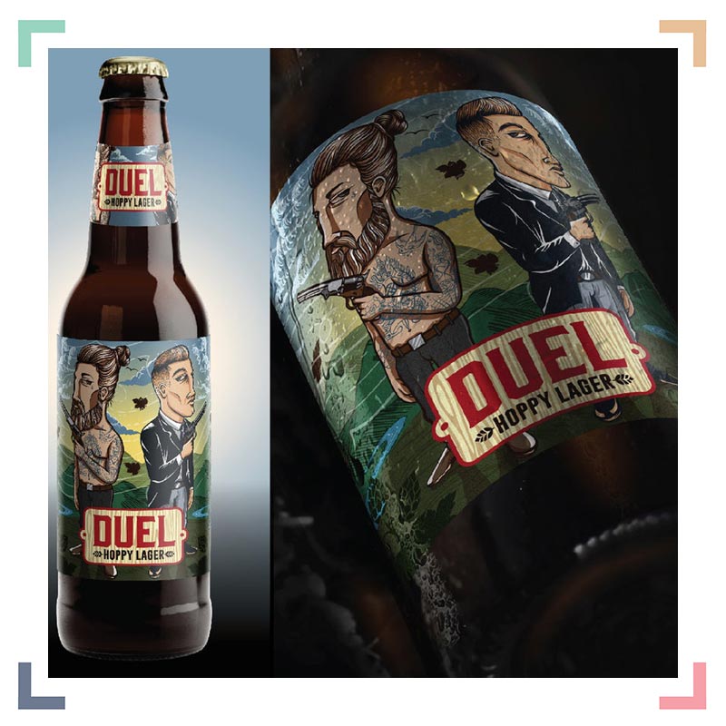 طراحی لیبل برای نوشیدنی با ایده های خلاقانه