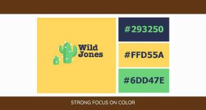 تکنیک طراحی لوگو - تمرکز قوی روی رنگ