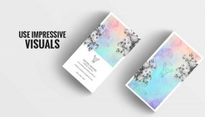 نکات طراحی کارت های ویزیت خیره کننده - از تصاویر چشمگیر استفاده کنید