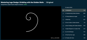 تسلط بر طراحی لوگو: مشبک با نسبت های طلایی